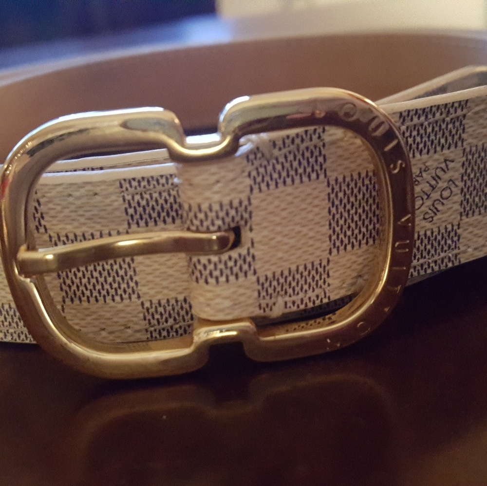 Louis Vuitton Damier Azur Belt